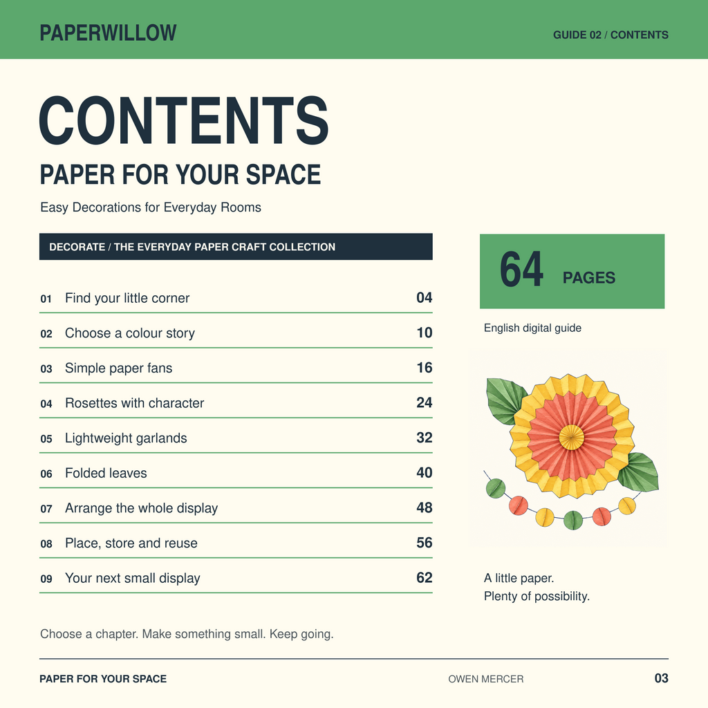 Paper for Your Space