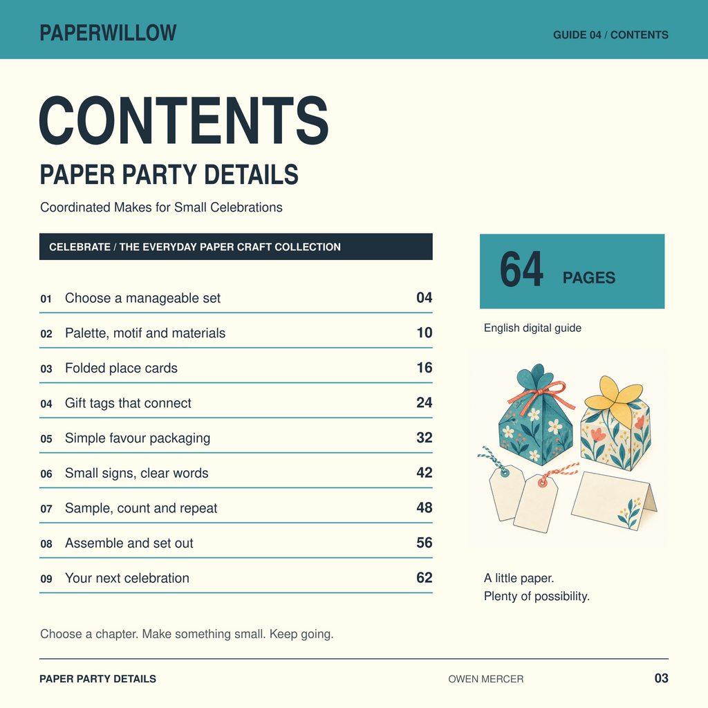 Paper Party Details